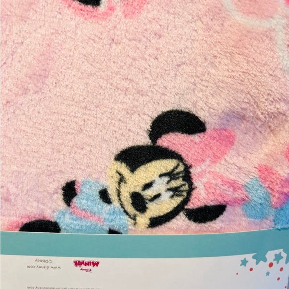 Disney Baby Soft & Cuddly Minnie Mouse Pink Baby Blanket - Picture 11 of 12